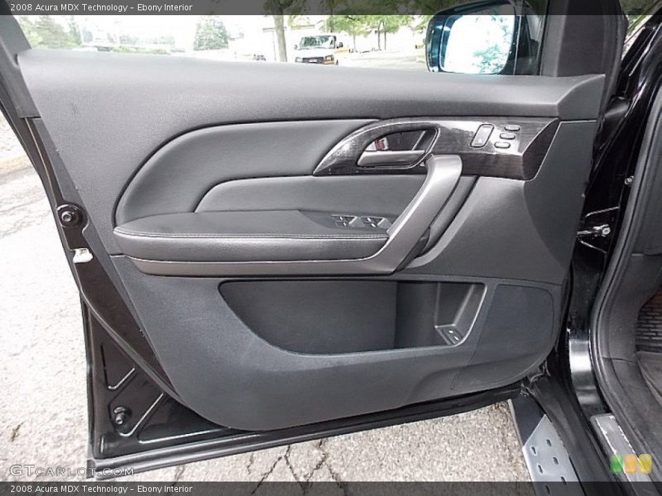 Ebony Interior Door Panel for the 2008 Acura MDX Technology #105560859