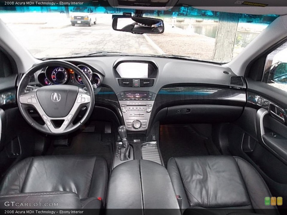 Ebony Interior Dashboard for the 2008 Acura MDX Technology #105560925