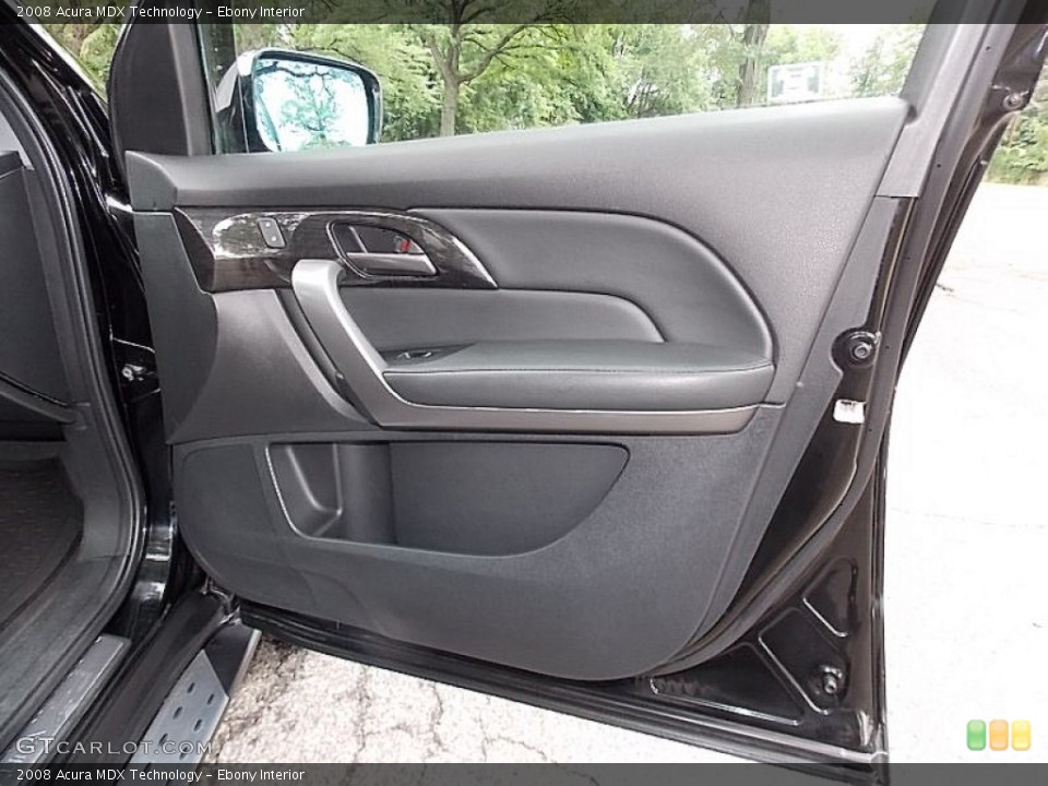 Ebony Interior Door Panel for the 2008 Acura MDX Technology #105561063