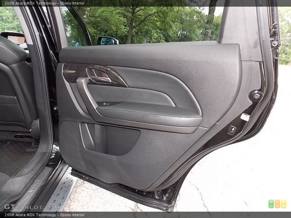 Ebony Interior Door Panel for the 2008 Acura MDX Technology #105561126