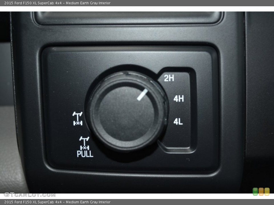 Medium Earth Gray Interior Controls for the 2015 Ford F150 XL SuperCab 4x4 #105562398