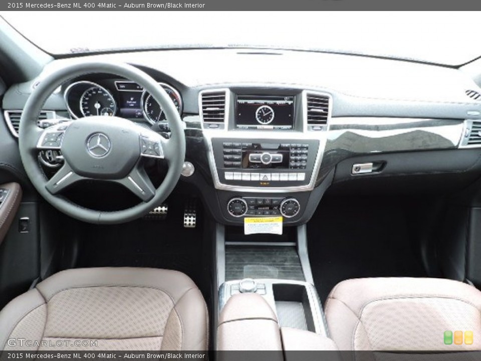 Auburn Brown/Black Interior Dashboard for the 2015 Mercedes-Benz ML 400 4Matic #105564039