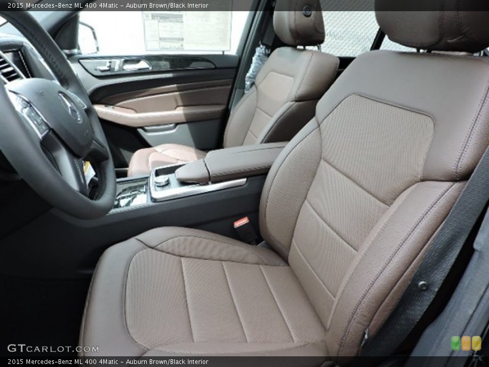 Auburn Brown/Black Interior Photo for the 2015 Mercedes-Benz ML 400 4Matic #105564093