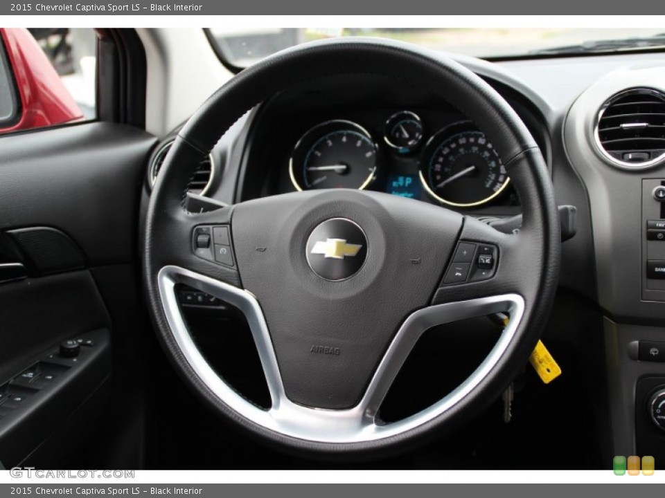 Black Interior Steering Wheel for the 2015 Chevrolet Captiva Sport LS #105564222