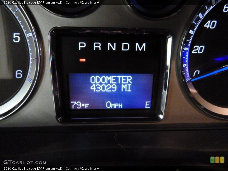 Cashmere/Cocoa Interior Transmission for the 2010 Cadillac Escalade ESV Premium AWD #105566529