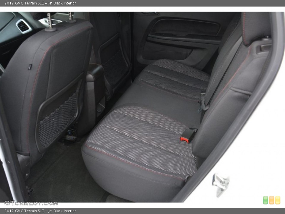 Jet Black Interior Rear Seat for the 2012 GMC Terrain SLE #105566934