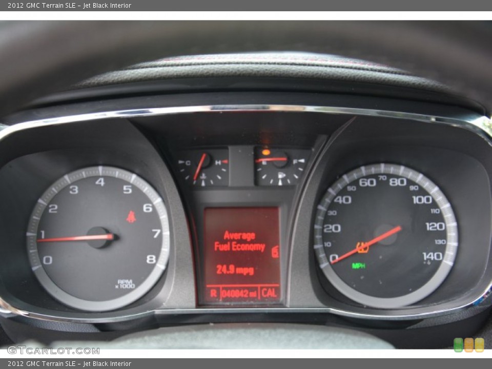 Jet Black Interior Gauges for the 2012 GMC Terrain SLE #105567108