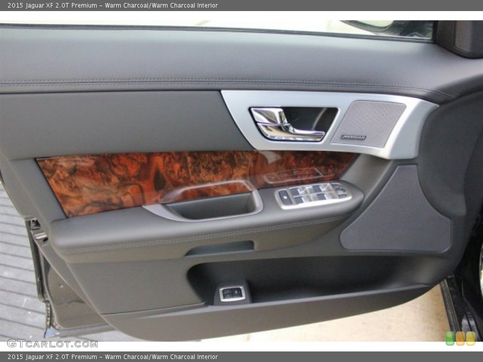 Warm Charcoal/Warm Charcoal Interior Door Panel for the 2015 Jaguar XF 2.0T Premium #105576819