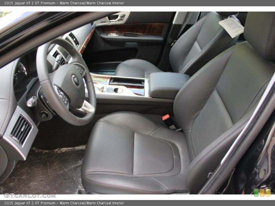 Warm Charcoal/Warm Charcoal Interior Front Seat for the 2015 Jaguar XF 2.0T Premium #105576918