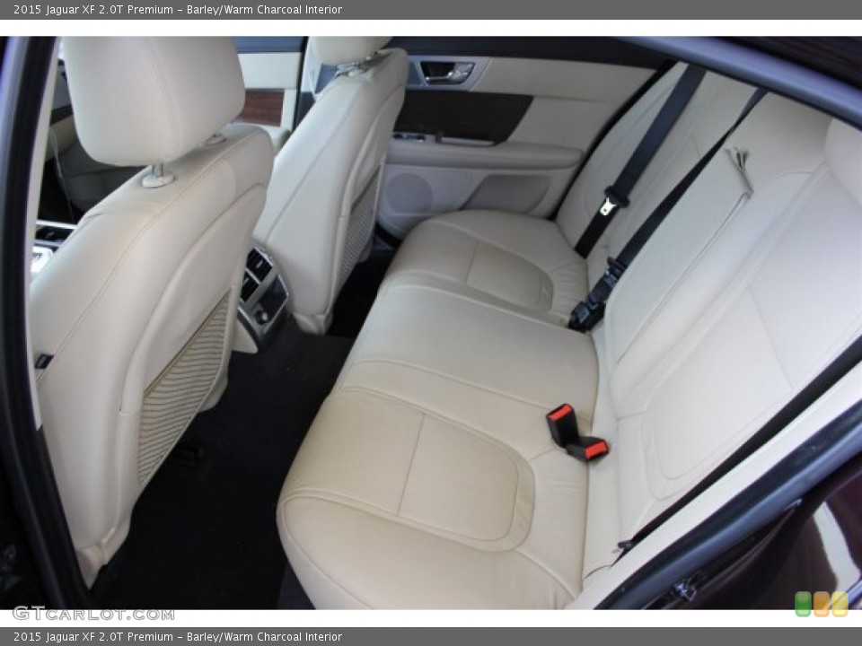 Barley/Warm Charcoal Interior Rear Seat for the 2015 Jaguar XF 2.0T Premium #105577899