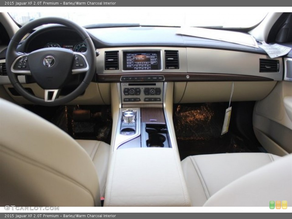 Barley/Warm Charcoal Interior Dashboard for the 2015 Jaguar XF 2.0T Premium #105577905