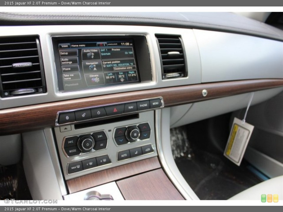 Dove/Warm Charcoal Interior Controls for the 2015 Jaguar XF 2.0T Premium #105578364