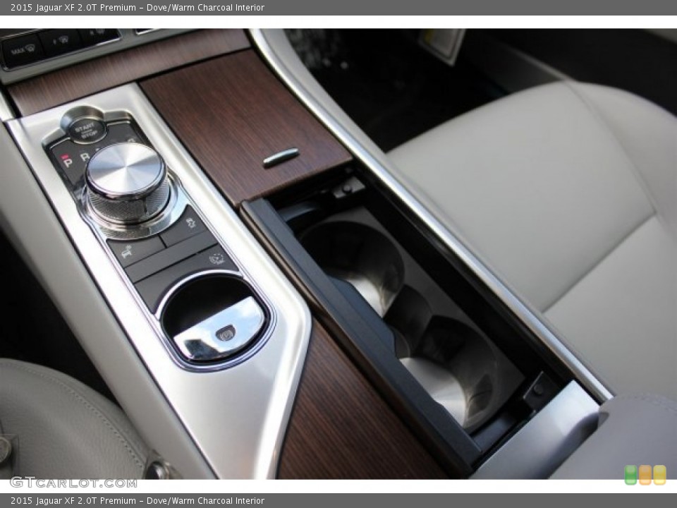 Dove/Warm Charcoal Interior Controls for the 2015 Jaguar XF 2.0T Premium #105578385