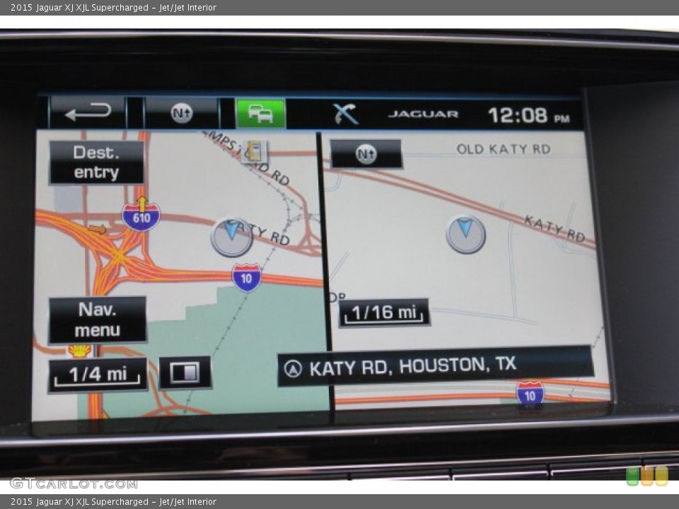 Jet/Jet Interior Navigation for the 2015 Jaguar XJ XJL Supercharged #105579429