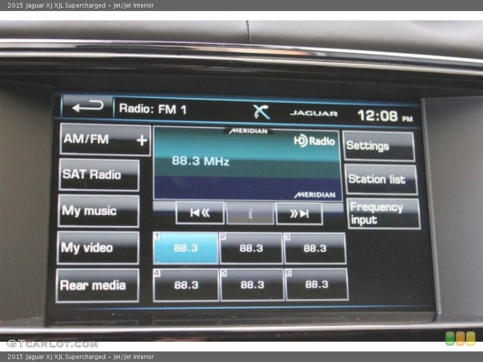 Jet/Jet Interior Controls for the 2015 Jaguar XJ XJL Supercharged #105579460