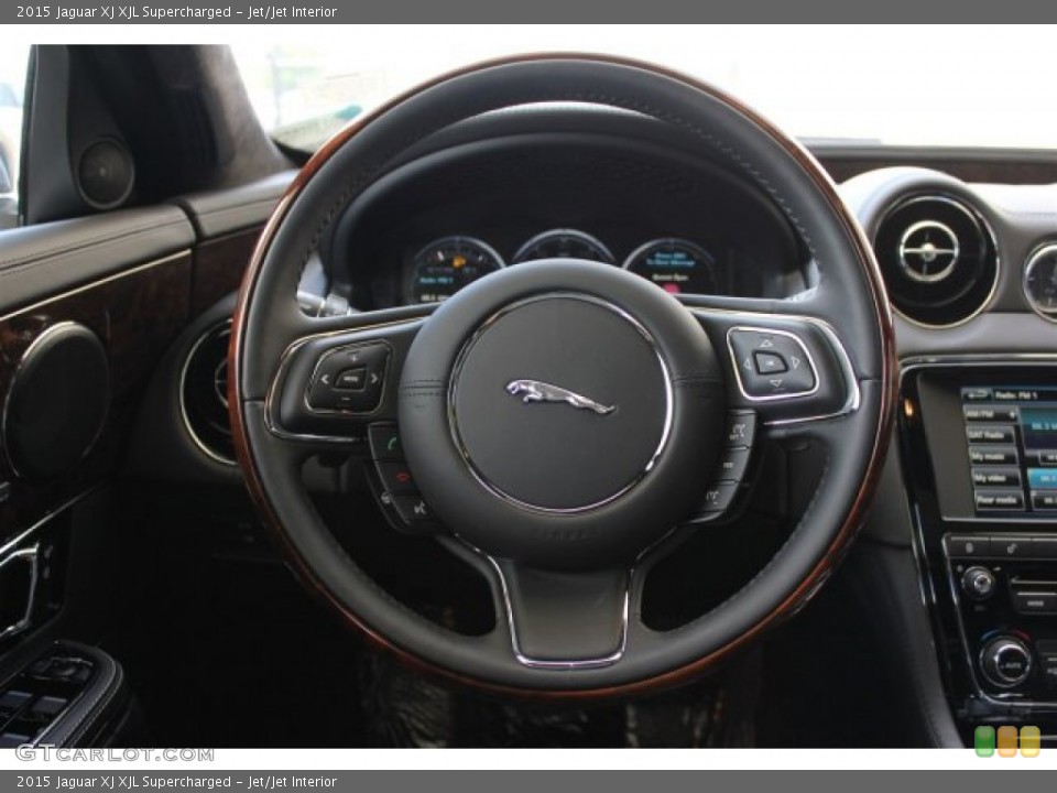 Jet/Jet Interior Steering Wheel for the 2015 Jaguar XJ XJL Supercharged #105579784
