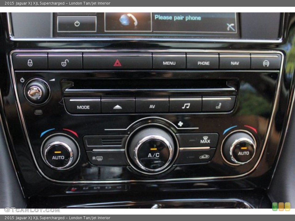 London Tan/Jet Interior Controls for the 2015 Jaguar XJ XJL Supercharged #105580484