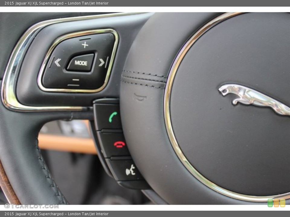 London Tan/Jet Interior Controls for the 2015 Jaguar XJ XJL Supercharged #105580647