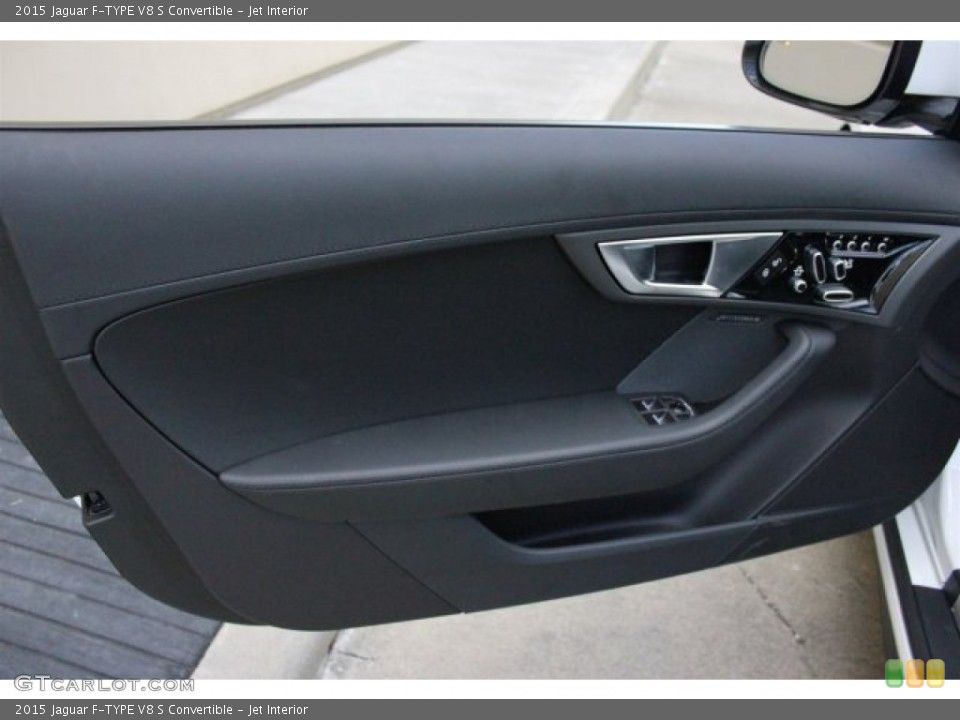 Jet Interior Door Panel for the 2015 Jaguar F-TYPE V8 S Convertible #105581189