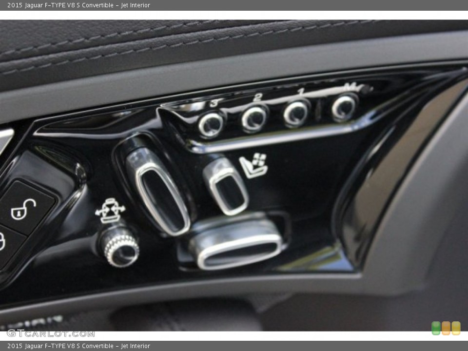 Jet Interior Controls for the 2015 Jaguar F-TYPE V8 S Convertible #105581199