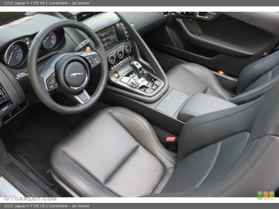 Jet Interior Photo for the 2015 Jaguar F-TYPE V8 S Convertible #105581220