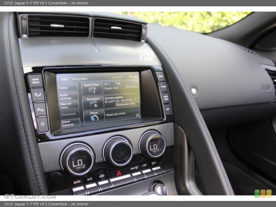 Jet Interior Controls for the 2015 Jaguar F-TYPE V8 S Convertible #105581451