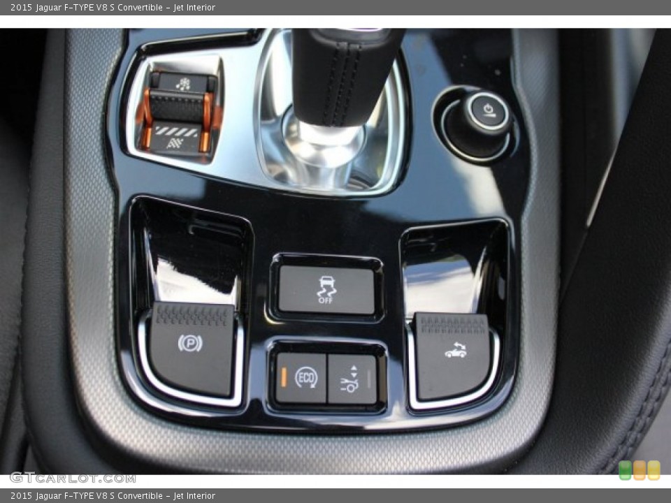 Jet Interior Controls for the 2015 Jaguar F-TYPE V8 S Convertible #105581541