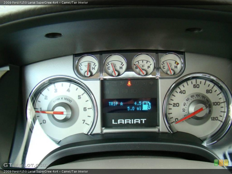 Camel/Tan Interior Gauges for the 2009 Ford F150 Lariat SuperCrew 4x4 #10558240