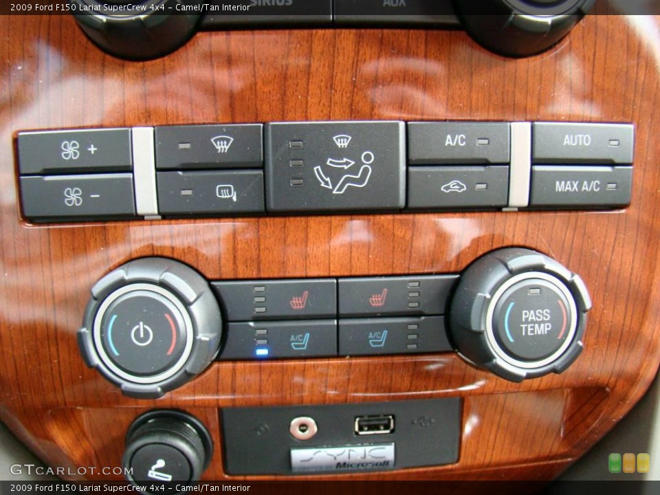 Camel/Tan Interior Controls for the 2009 Ford F150 Lariat SuperCrew 4x4 #10558280