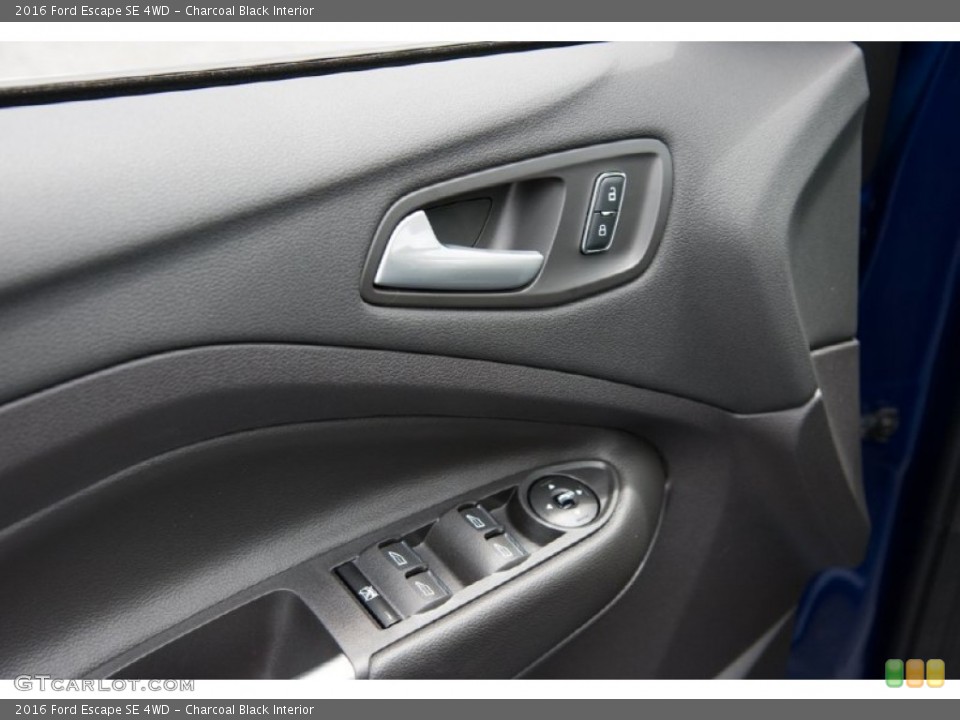 Charcoal Black Interior Controls for the 2016 Ford Escape SE 4WD #105593688