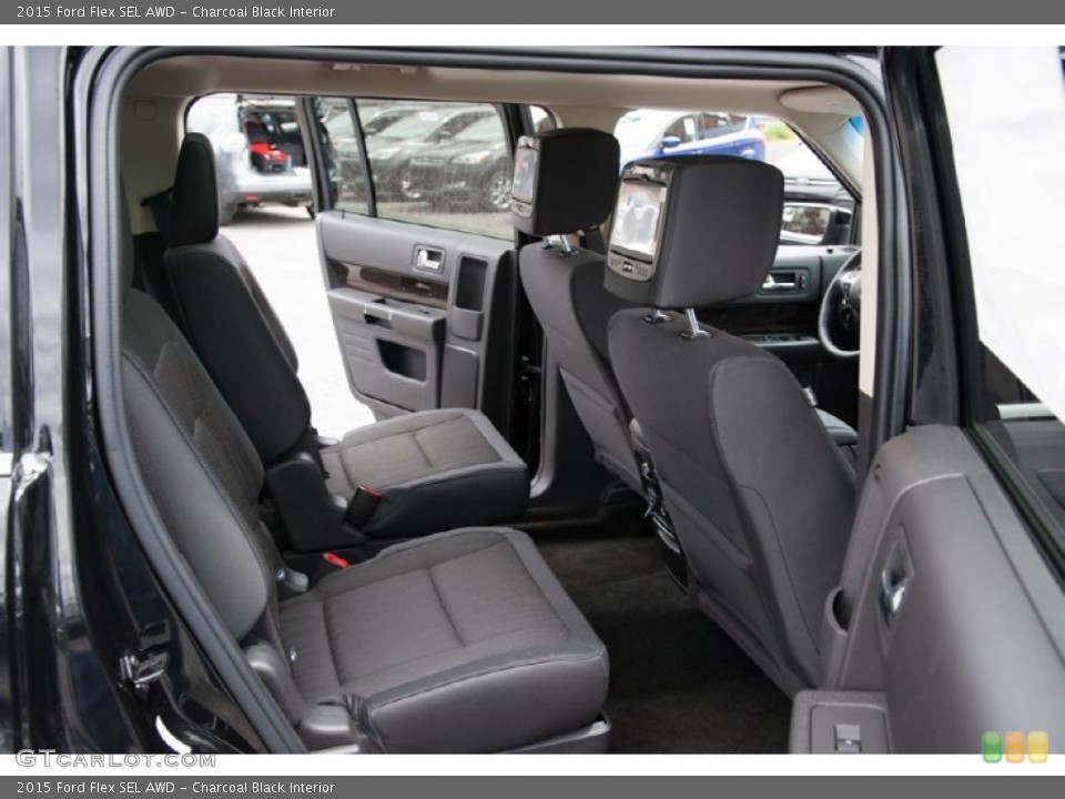 Charcoal Black Interior Rear Seat for the 2015 Ford Flex SEL AWD #105594885