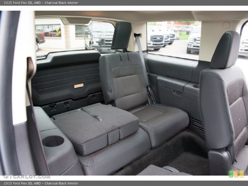Charcoal Black Interior Rear Seat for the 2015 Ford Flex SEL AWD #105594903