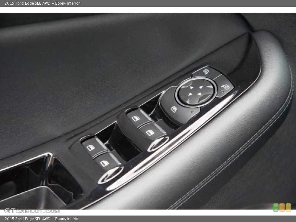 Ebony Interior Controls for the 2015 Ford Edge SEL AWD #105595482