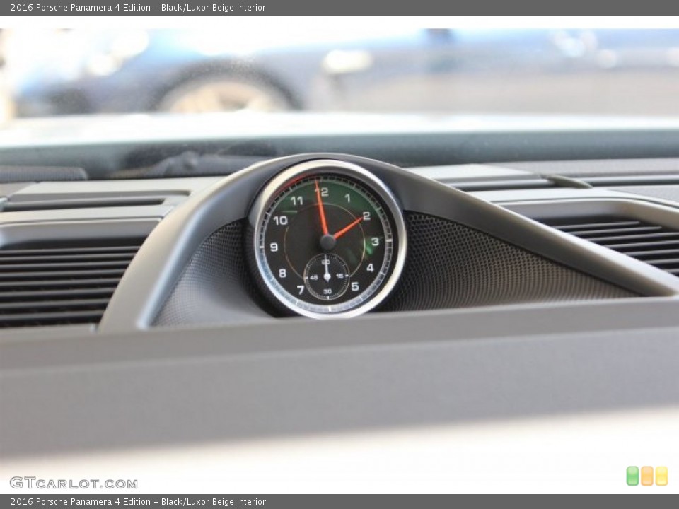 Black/Luxor Beige Interior Gauges for the 2016 Porsche Panamera 4 Edition #105600678