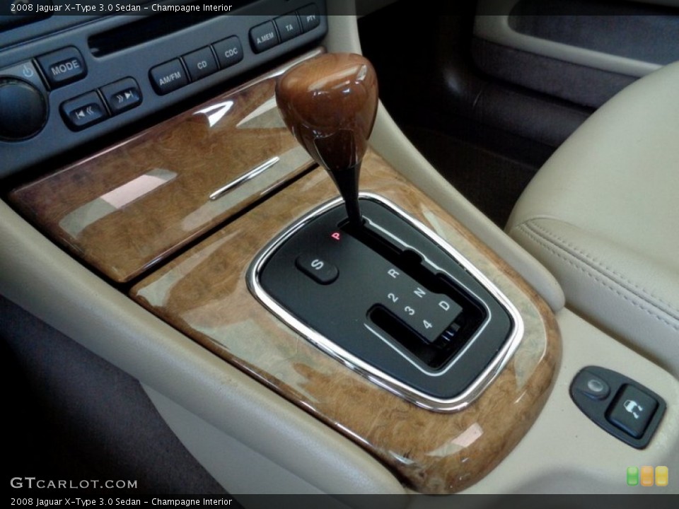Champagne Interior Transmission for the 2008 Jaguar X-Type 3.0 Sedan #105600755