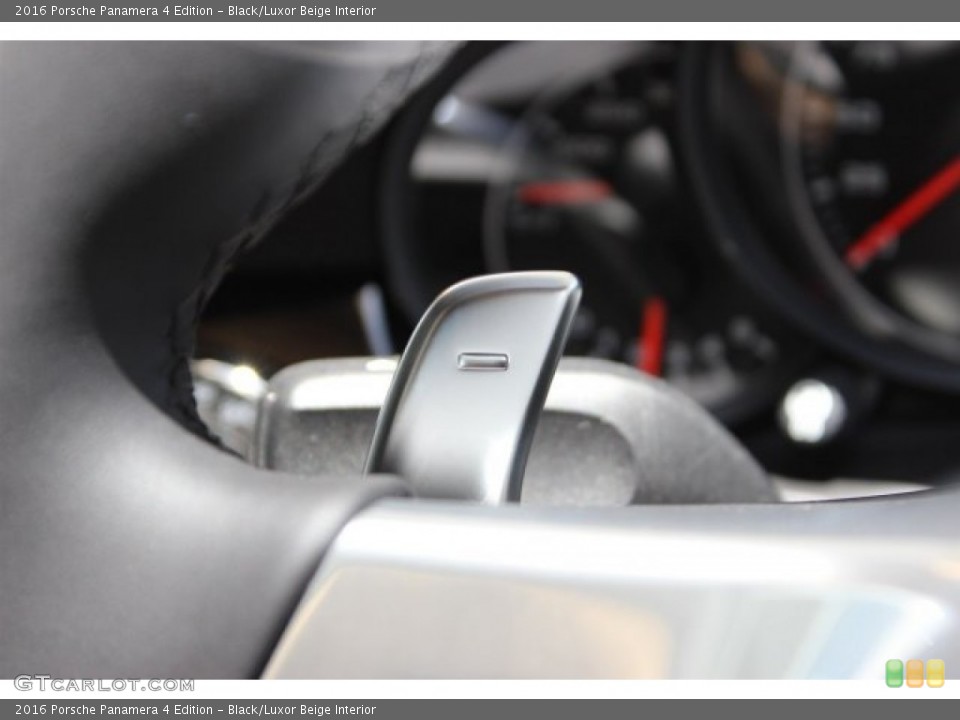 Black/Luxor Beige Interior Transmission for the 2016 Porsche Panamera 4 Edition #105600822