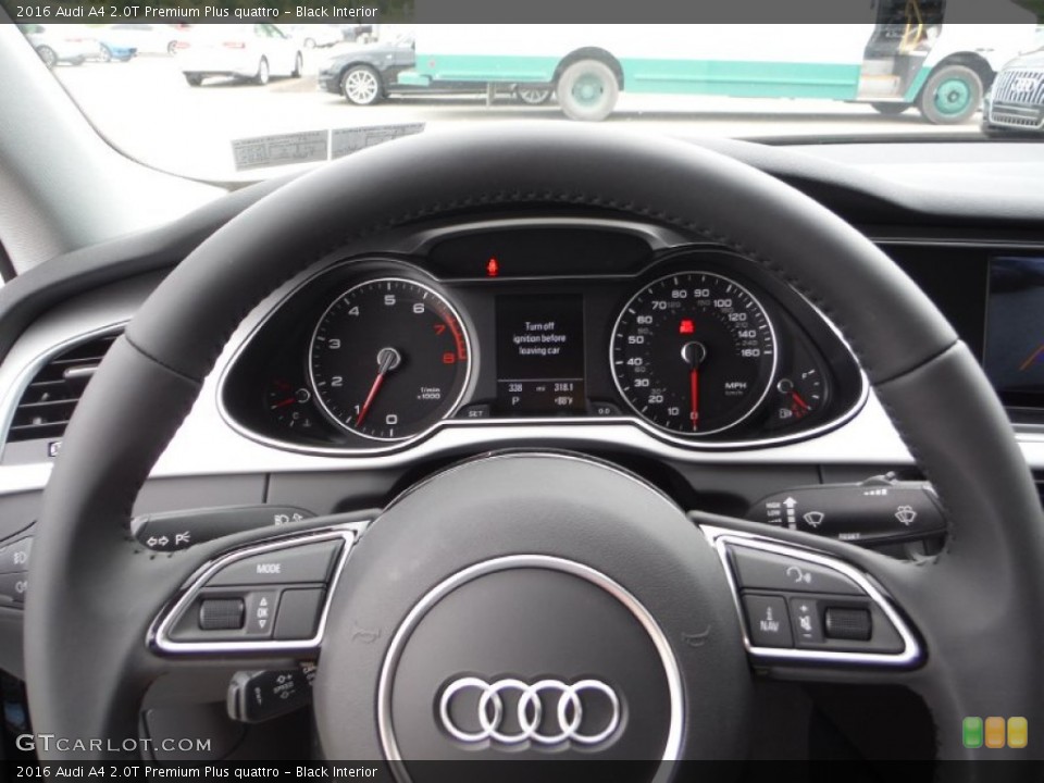 Black Interior Controls for the 2016 Audi A4 2.0T Premium Plus quattro #105601056