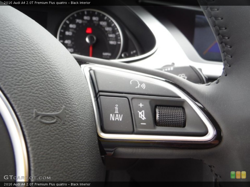 Black Interior Controls for the 2016 Audi A4 2.0T Premium Plus quattro #105601074