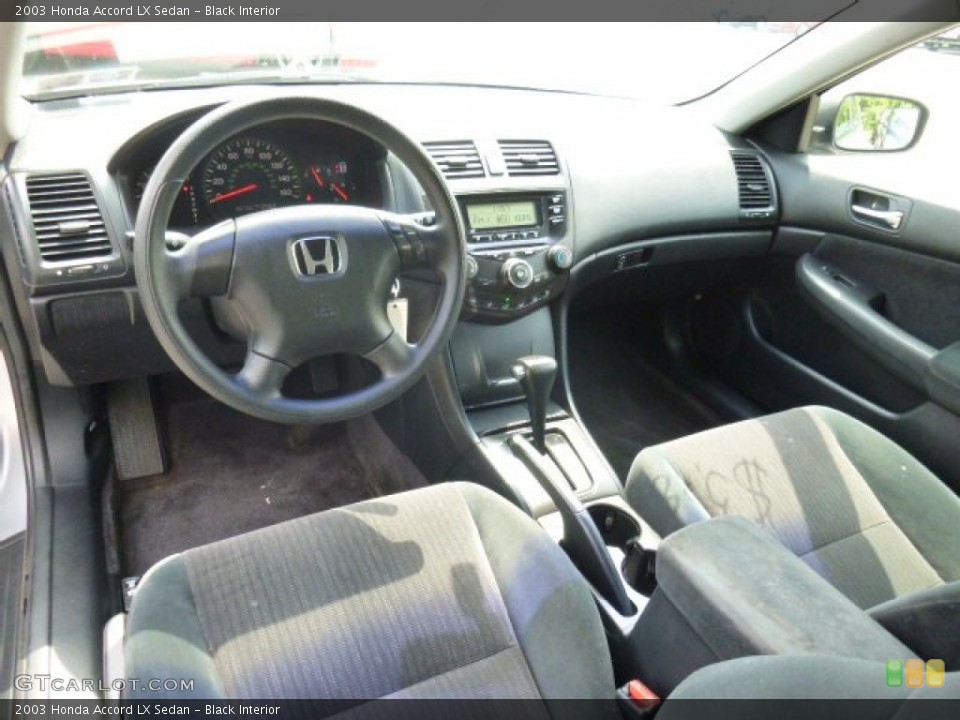 Black Interior Prime Interior for the 2003 Honda Accord LX Sedan #105602112