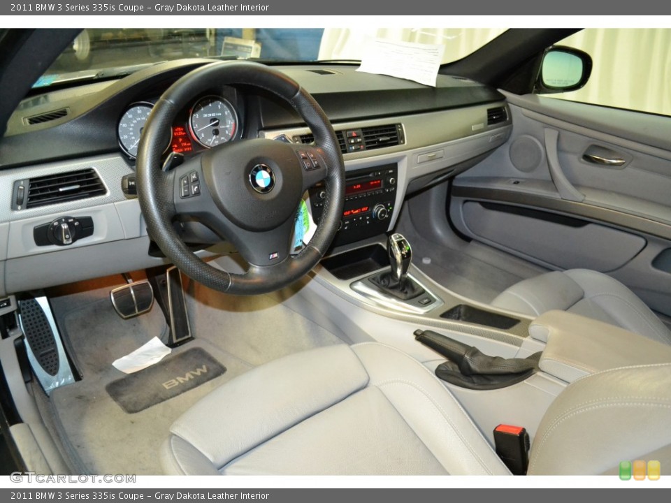 Gray Dakota Leather Interior Photo for the 2011 BMW 3 Series 335is Coupe #105606090