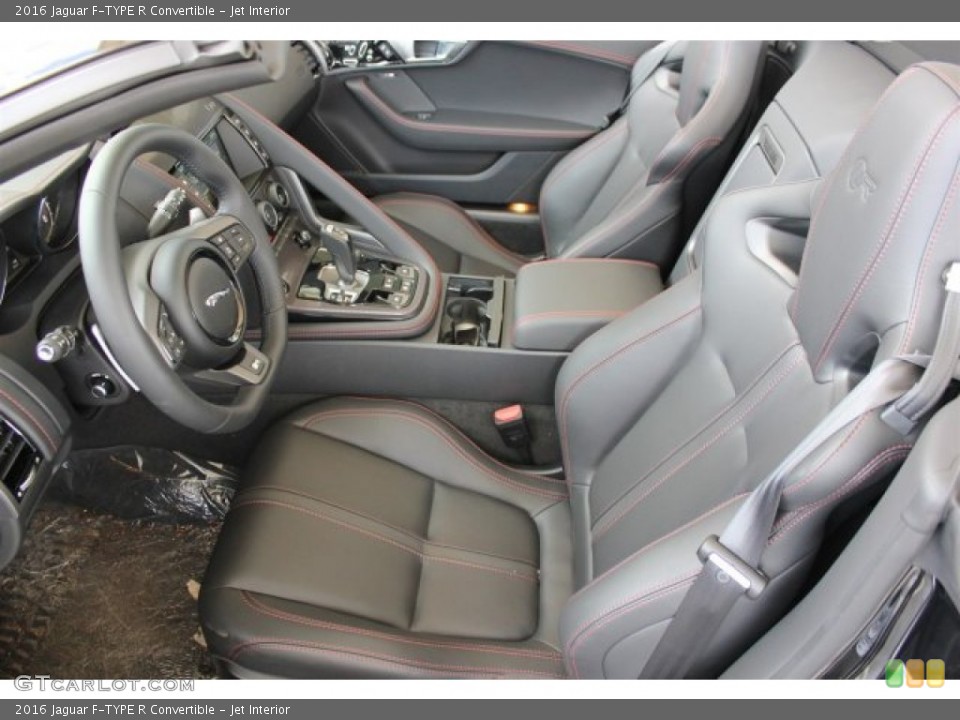 Jet Interior Front Seat for the 2016 Jaguar F-TYPE R Convertible #105607413