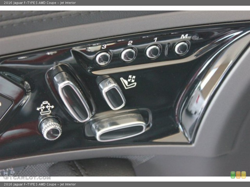 Jet Interior Controls for the 2016 Jaguar F-TYPE S AWD Coupe #105607737