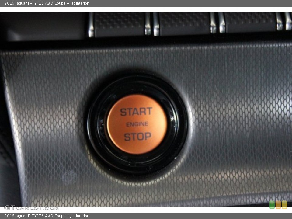 Jet Interior Controls for the 2016 Jaguar F-TYPE S AWD Coupe #105607797