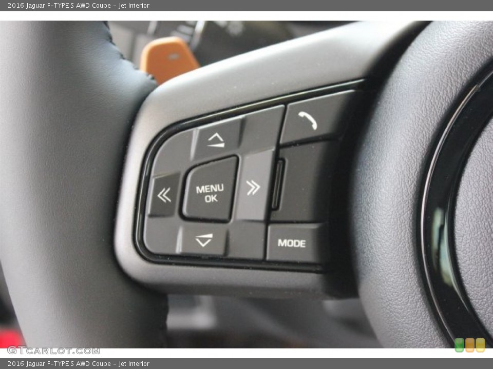 Jet Interior Controls for the 2016 Jaguar F-TYPE S AWD Coupe #105607860