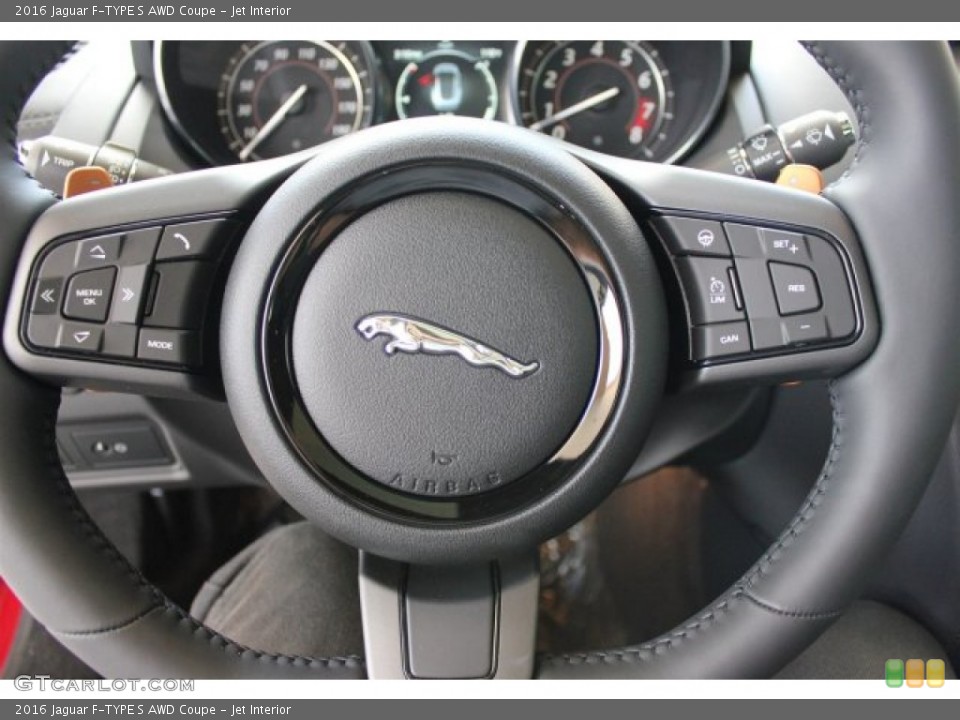 Jet Interior Controls for the 2016 Jaguar F-TYPE S AWD Coupe #105607875