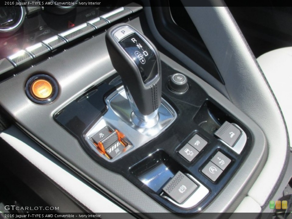 Ivory Interior Transmission for the 2016 Jaguar F-TYPE S AWD Convertible #105618934