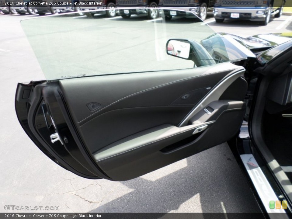 Jet Black Interior Door Panel for the 2016 Chevrolet Corvette Z06 Coupe #105622647