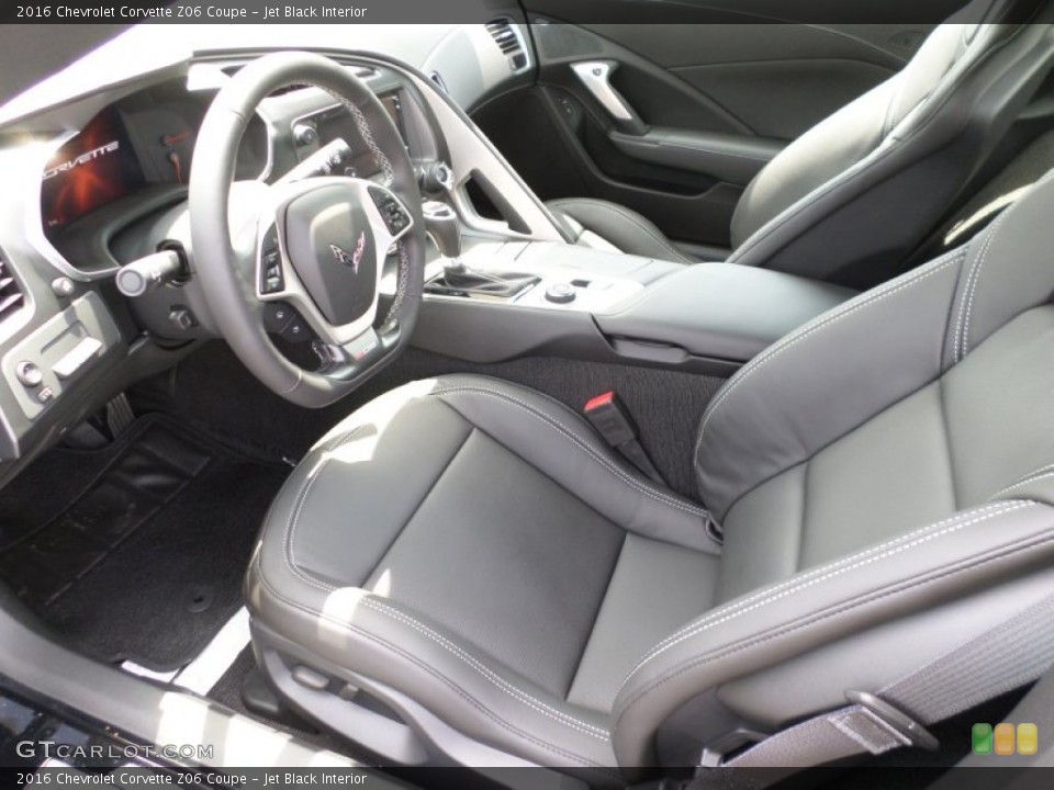 Jet Black Interior Photo for the 2016 Chevrolet Corvette Z06 Coupe #105622663