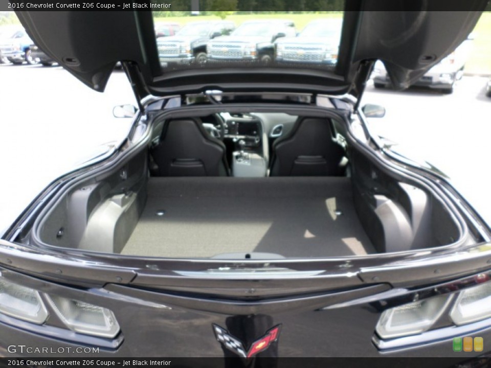 Jet Black Interior Trunk for the 2016 Chevrolet Corvette Z06 Coupe #105622750
