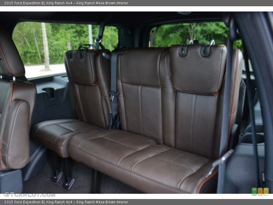 King Ranch Mesa Brown Interior Rear Seat for the 2015 Ford Expedition EL King Ranch 4x4 #105622804